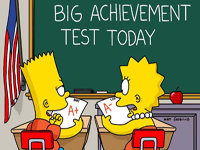 Барт против Лизы против третьего класса :: Bart vs. Lisa vs. The Third Grade