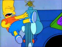 Барт попадает под машину :: Bart Gets Hit by a Car