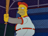 Гомер и алюминиевая бита :: Homer at the Bat
